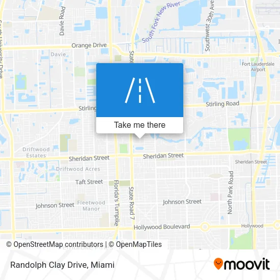 Randolph Clay Drive map