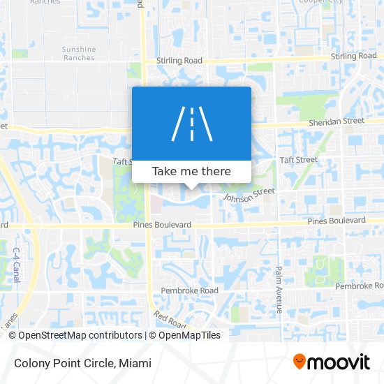 Colony Point Circle map