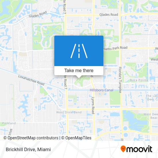 Mapa de Brickhill Drive