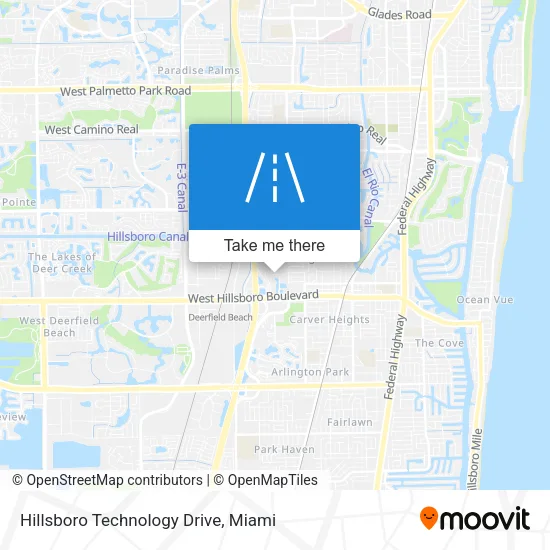 Hillsboro Technology Drive map