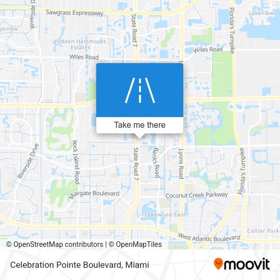 Celebration Pointe Boulevard map