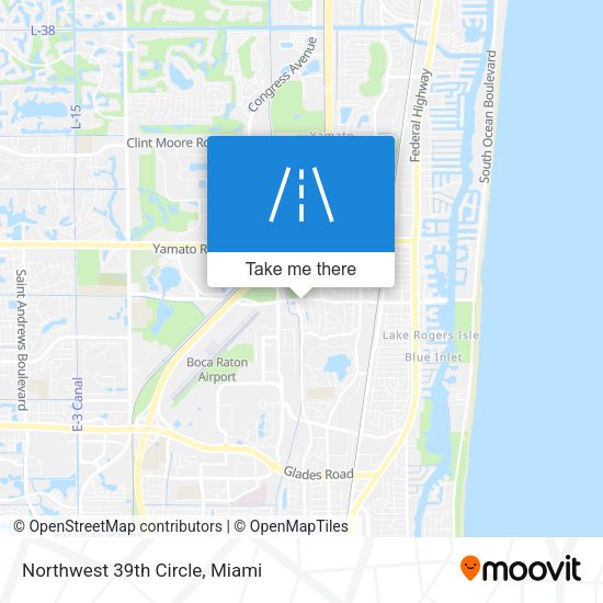 Mapa de Northwest 39th Circle