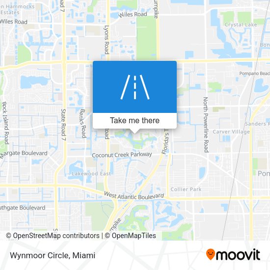Mapa de Wynmoor Circle