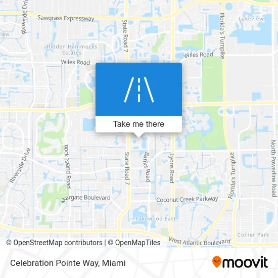 Celebration Pointe Way map