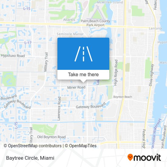 Mapa de Baytree Circle
