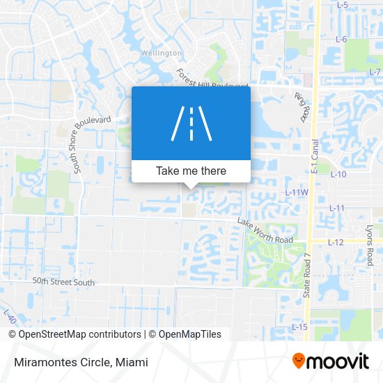 Mapa de Miramontes Circle