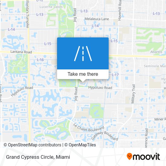 Grand Cypress Circle map