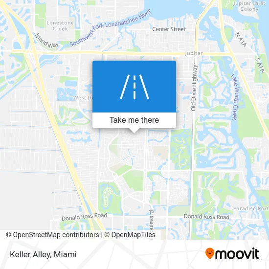 Keller Alley map
