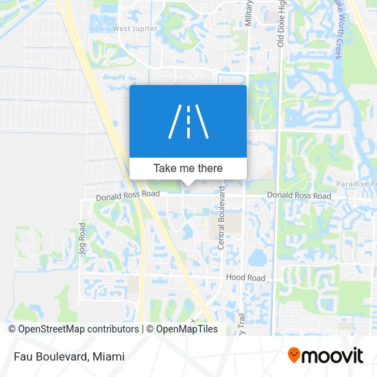 Mapa de Fau Boulevard