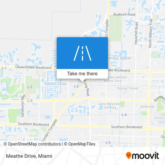 Meathe Drive map