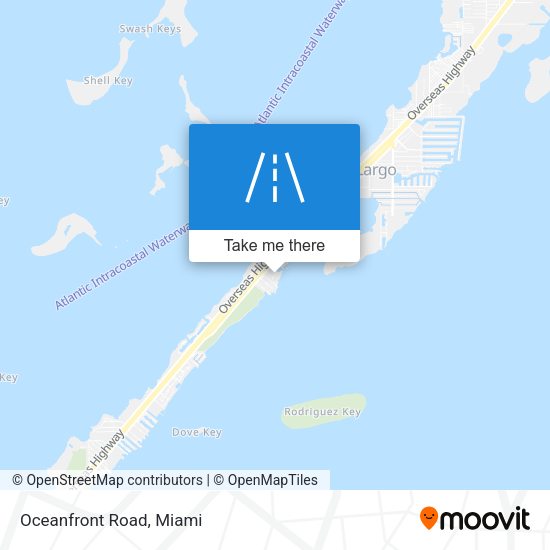 Mapa de Oceanfront Road