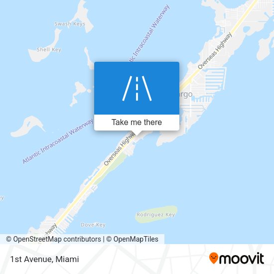 Mapa de 1st Avenue