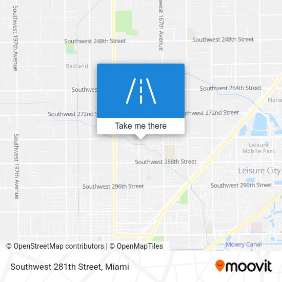 Mapa de Southwest 281th Street