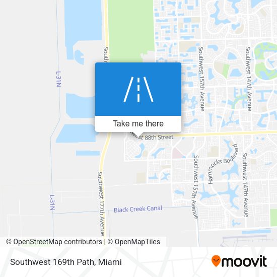 Mapa de Southwest 169th Path