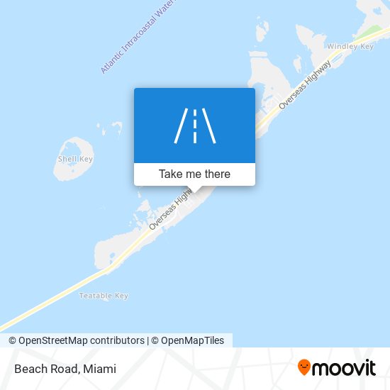 Beach Road map