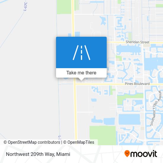 Mapa de Northwest 209th Way