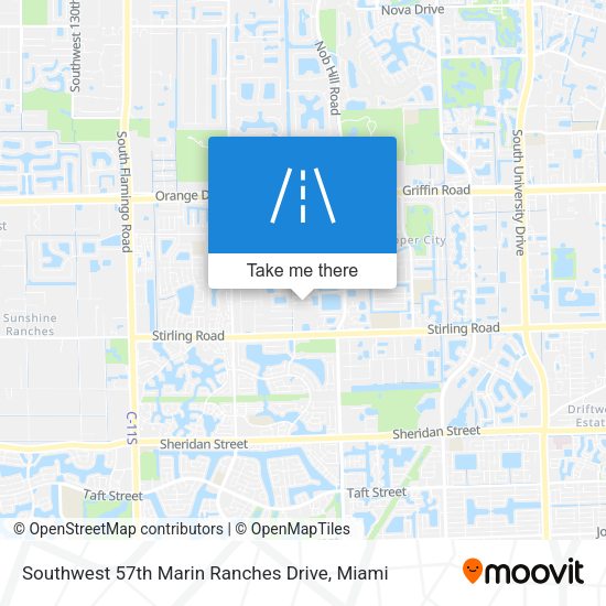 Mapa de Southwest 57th Marin Ranches Drive