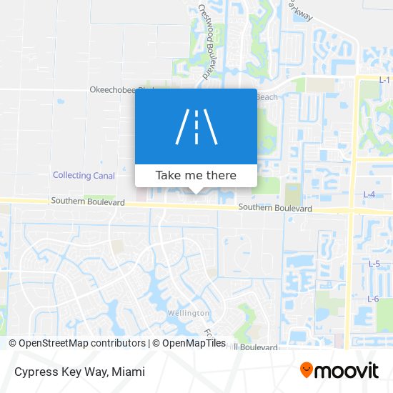 Cypress Key Way map