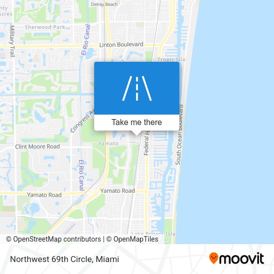 Northwest 69th Circle map
