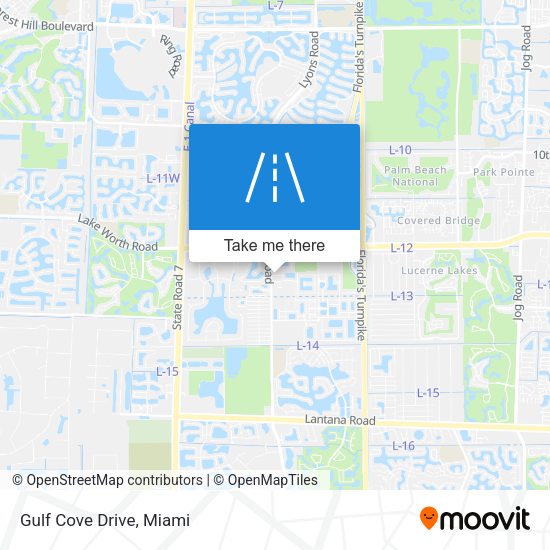 Gulf Cove Drive map