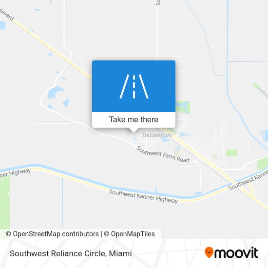 Southwest Reliance Circle map