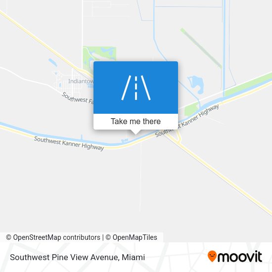 Southwest Pine View Avenue map