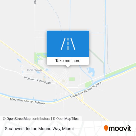Southwest Indian Mound Way map