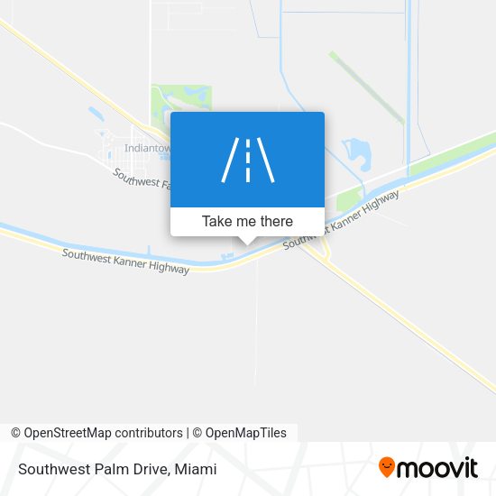 Southwest Palm Drive map