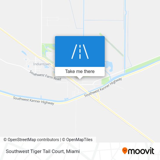 Mapa de Southwest Tiger Tail Court