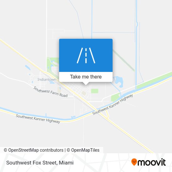 Southwest Fox Street map