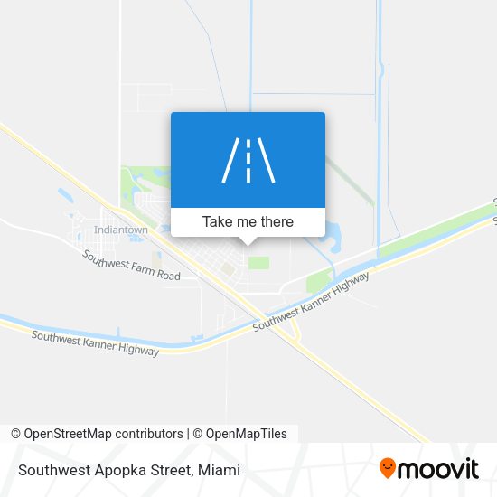 Southwest Apopka Street map