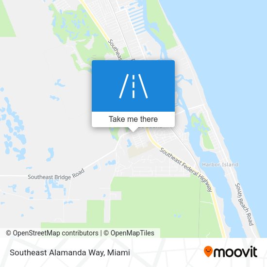 Southeast Alamanda Way map