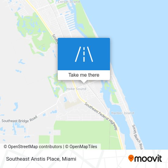 Southeast Anstis Place map