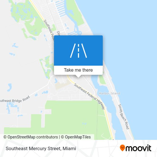 Southeast Mercury Street map