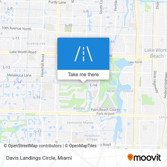 Mapa de Davis Landings Circle