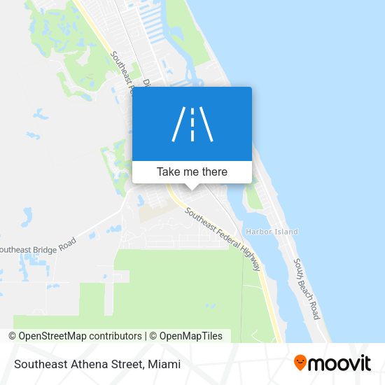 Mapa de Southeast Athena Street
