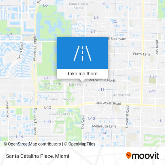 Mapa de Santa Catalina Place