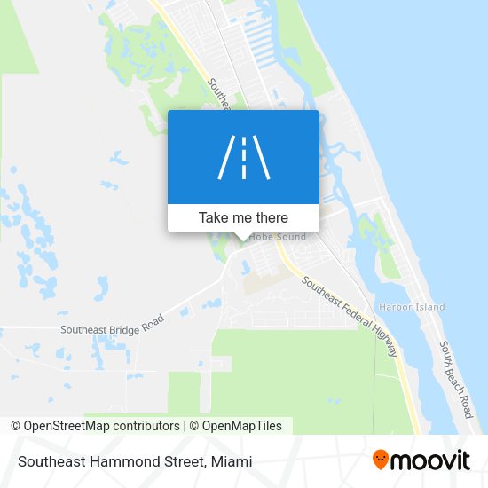 Southeast Hammond Street map