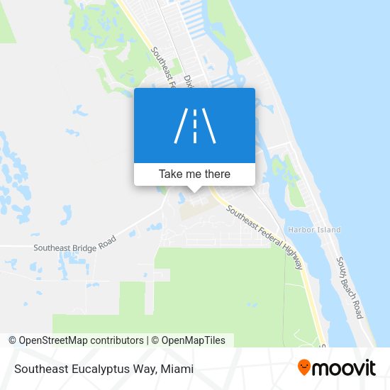 Southeast Eucalyptus Way map