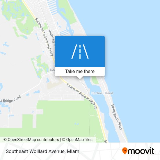 Southeast Woillard Avenue map