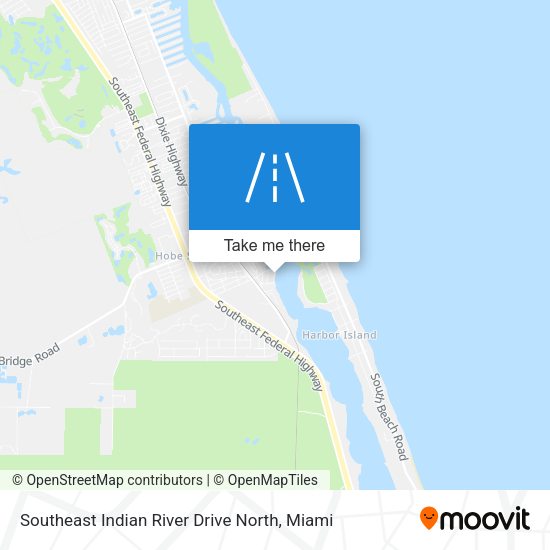 Mapa de Southeast Indian River Drive North