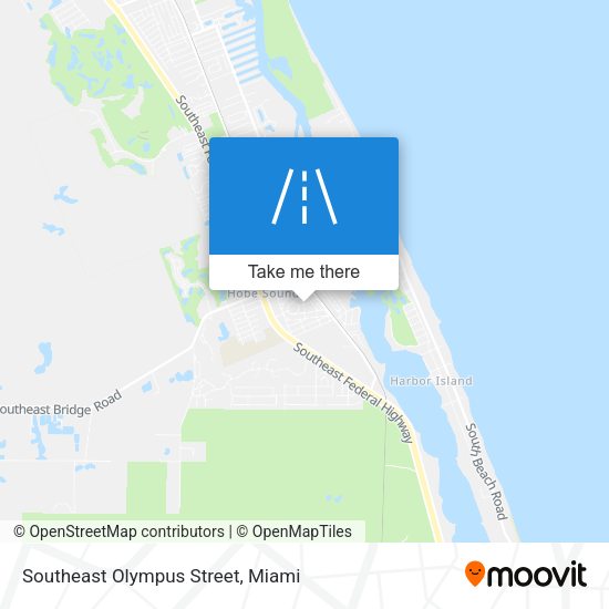 Southeast Olympus Street map