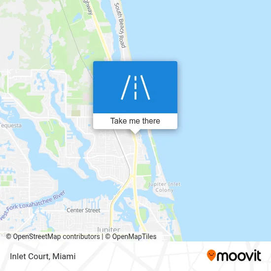 Inlet Court map