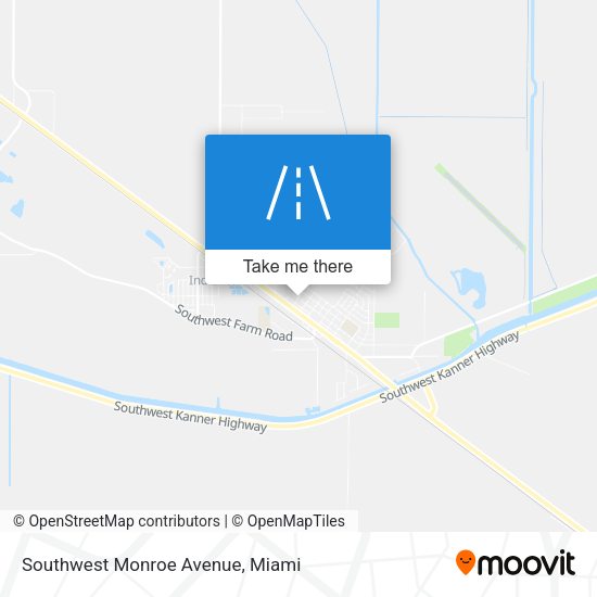 Southwest Monroe Avenue map