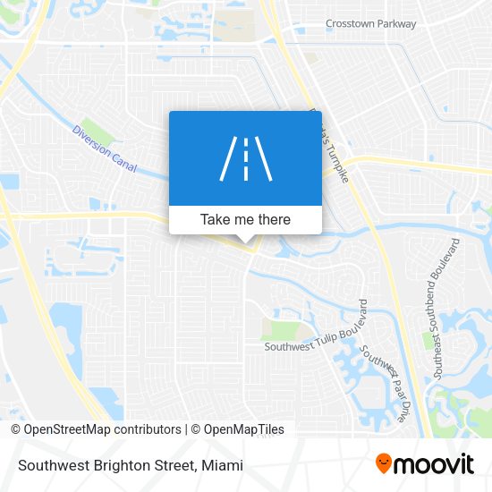 Southwest Brighton Street map