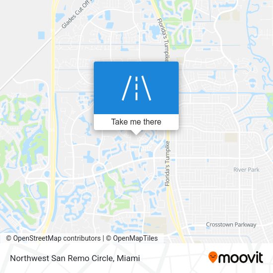 Northwest San Remo Circle map