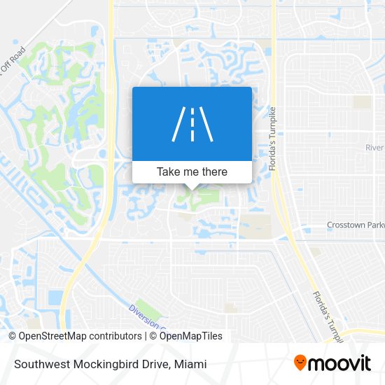 Southwest Mockingbird Drive map