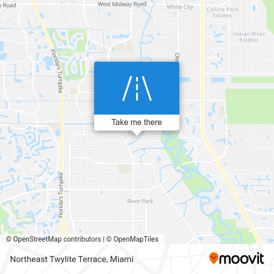 Northeast Twylite Terrace map