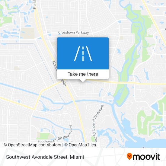 Southwest Avondale Street map