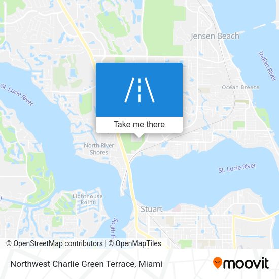 Northwest Charlie Green Terrace map